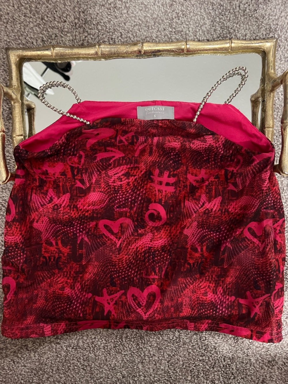 Outcast Exclusives Beaded Mini Skirt
